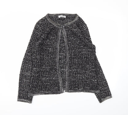 Alexara Womens Black   Cardigan Jumper Size S