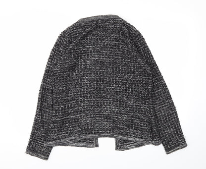 Alexara Womens Black   Cardigan Jumper Size S