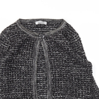 Alexara Womens Black   Cardigan Jumper Size S