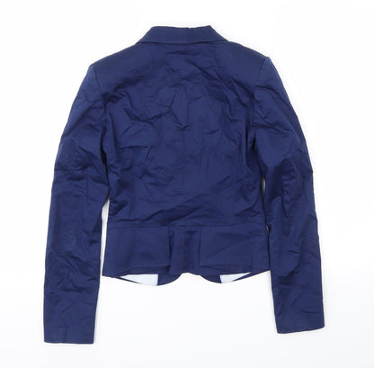 H&M Womens Blue   Jacket Blazer Size S