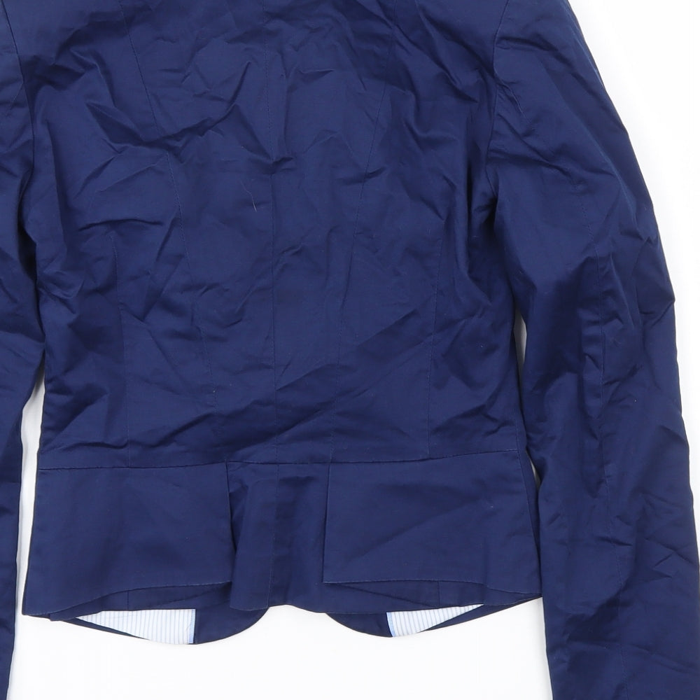 H&M Womens Blue   Jacket Blazer Size S