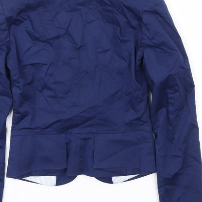 H&M Womens Blue   Jacket Blazer Size S