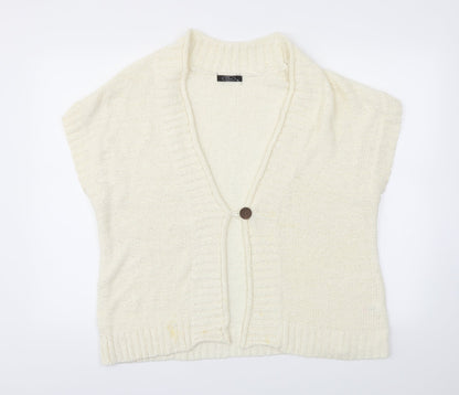BM Womens Grey   Cardigan Jumper Size XL