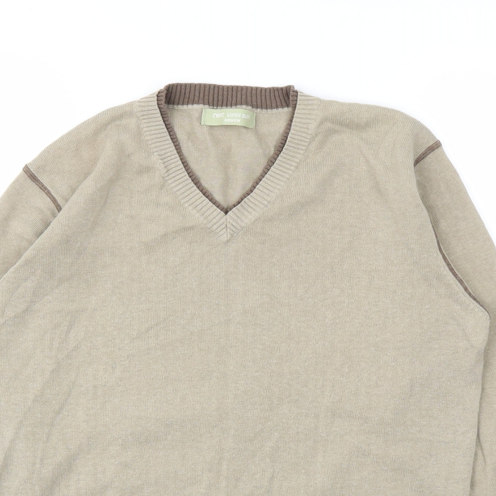Mens UK Size M NEXT Brown Pullover Sweatshirt