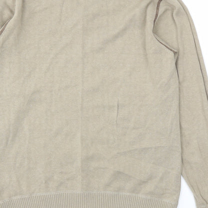 Mens UK Size M NEXT Brown Pullover Sweatshirt
