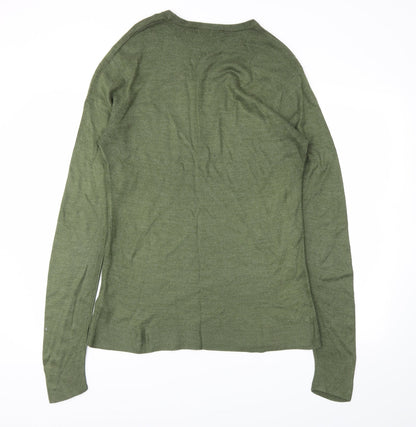 Mens UK Size S Cedar Wood State Green Pullover Sweatshirt