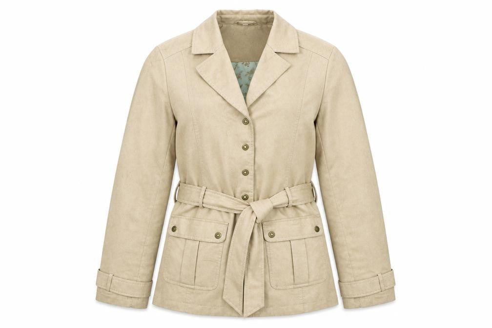 Womens UK Size 12 Klass Beige Gilet