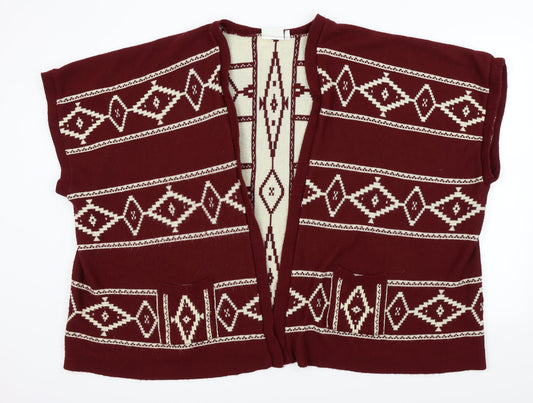 newlook Womens Red   Jacket Poncho Size L