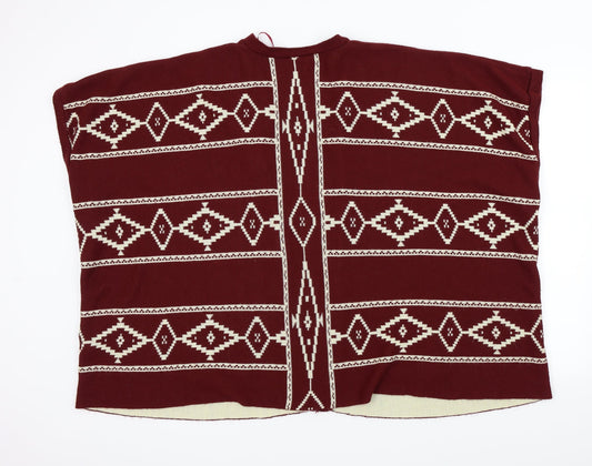 newlook Womens Red   Jacket Poncho Size L