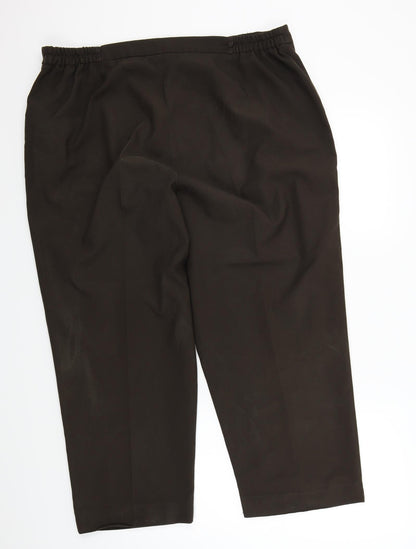 Bonmarché Womens Brown   Trousers  Size 22 in L25 in