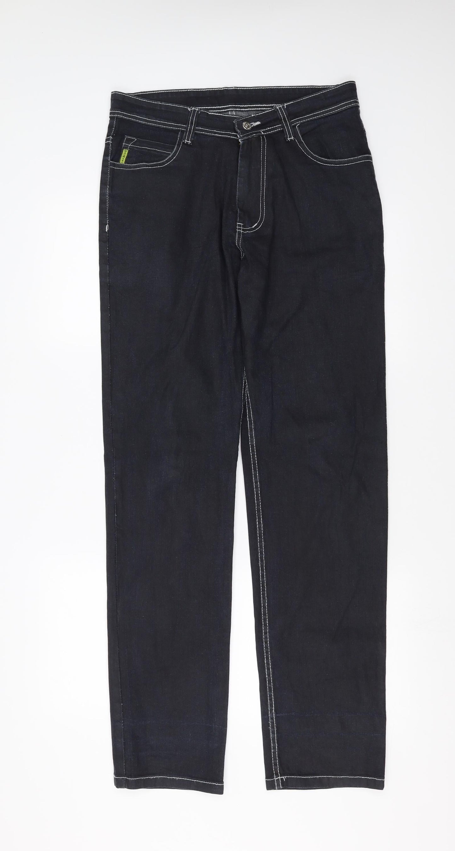 Womens UK Size 32 in Preworn Regular Fit Snow Pants Blue Trousers