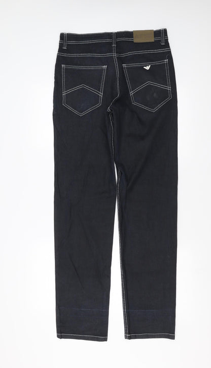 Womens UK Size 32 in Preworn Regular Fit Snow Pants Blue Trousers