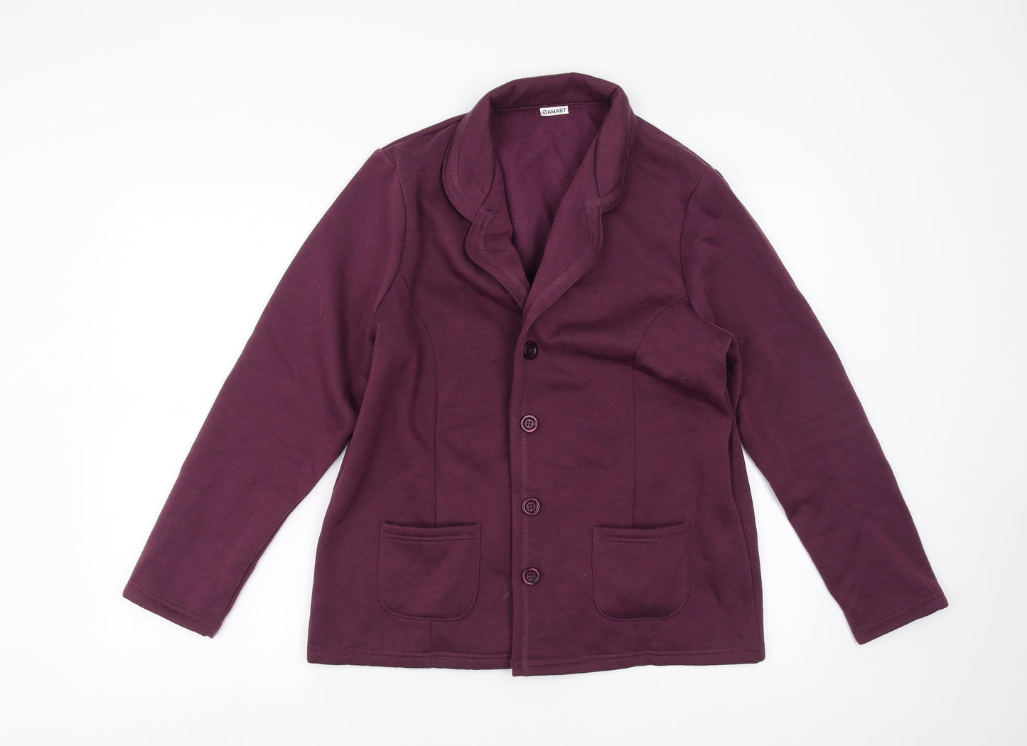 Damart Womens Purple   Cardigan Jumper Size 14