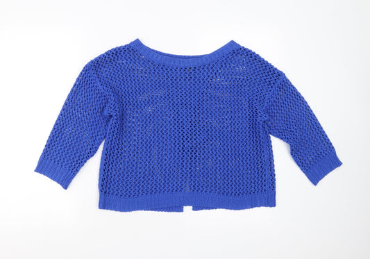 Marble Womens Blue   Pullover Jumper Size S