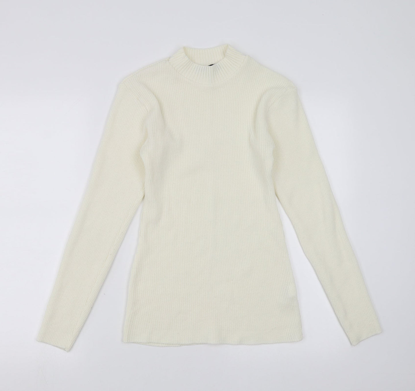 I SAW IT FIRST Womens Ivory   Pullover Jumper Size S