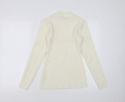 I SAW IT FIRST Womens Ivory   Pullover Jumper Size S