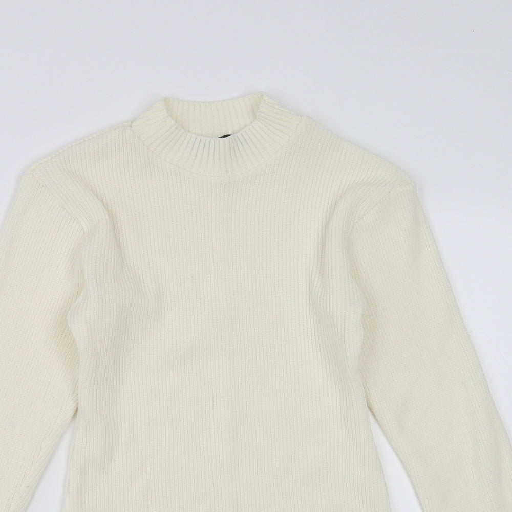 I SAW IT FIRST Womens Ivory   Pullover Jumper Size S