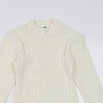 I SAW IT FIRST Womens Ivory   Pullover Jumper Size S