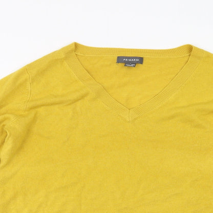 Primark Womens Yellow   Pullover Jumper Size L