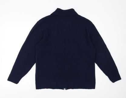 Sixth Avenue Womens Blue   Cardigan Jumper Size L