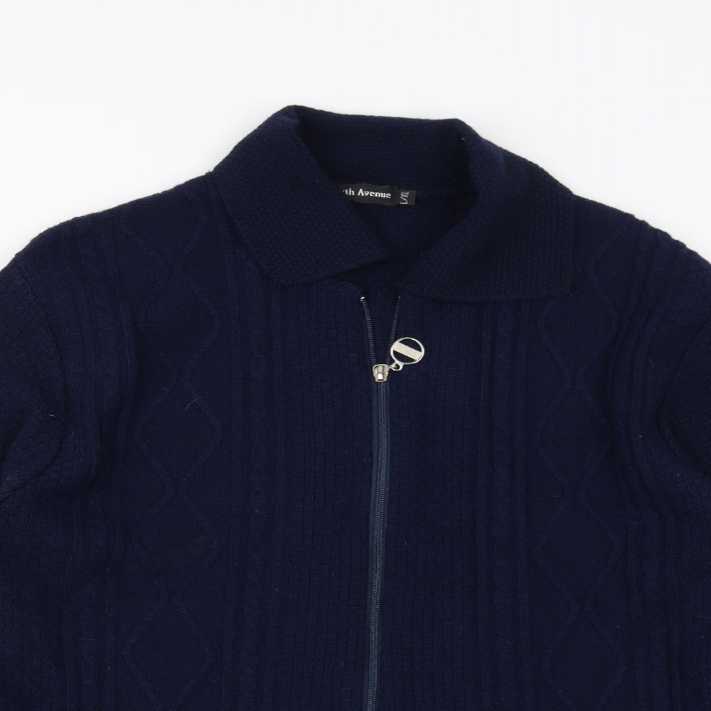 Sixth Avenue Womens Blue   Cardigan Jumper Size L