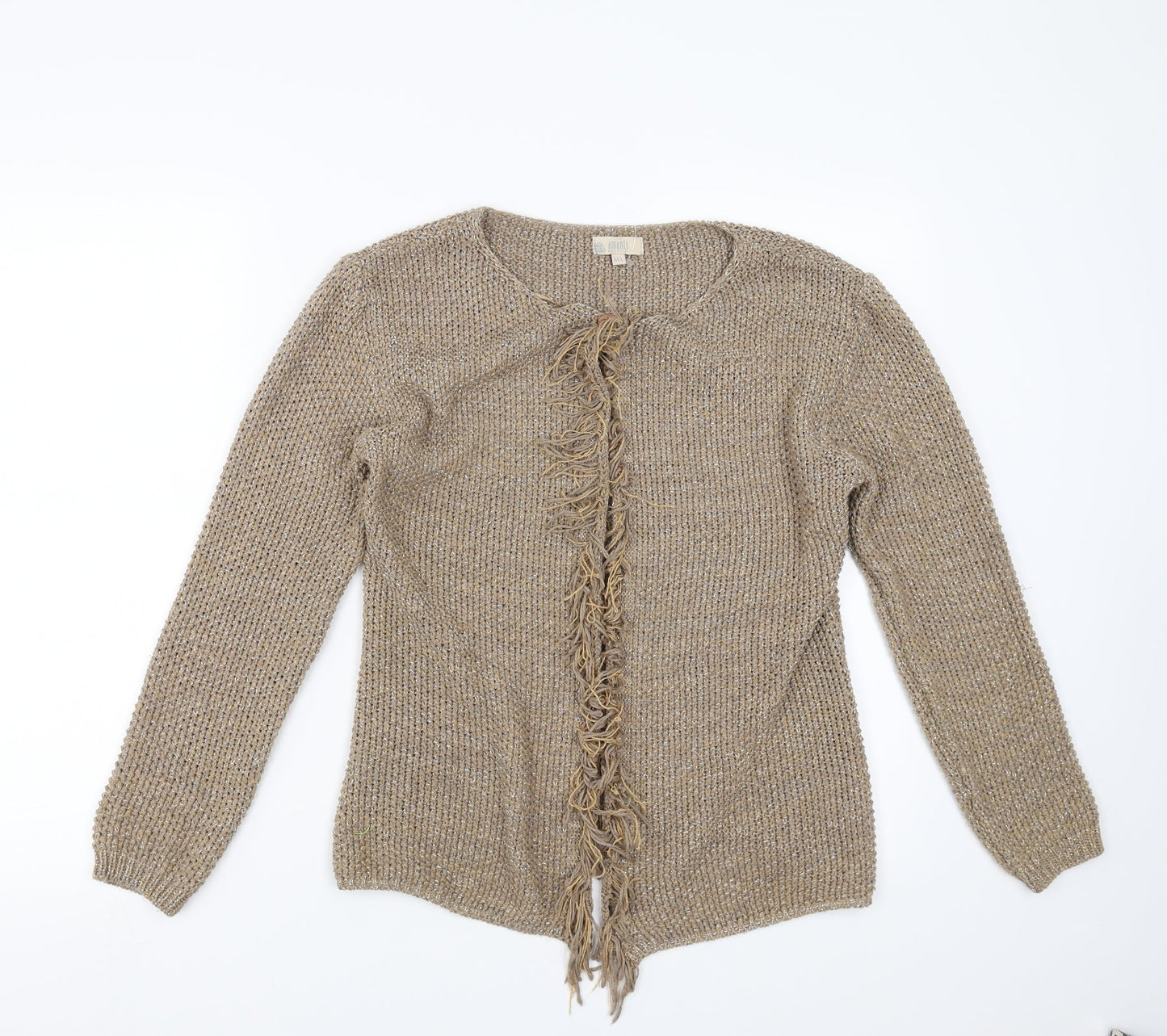 Amanti Womens Brown   Cardigan Jumper Size M