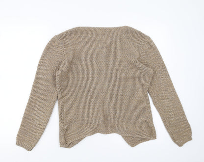 Amanti Womens Brown   Cardigan Jumper Size M