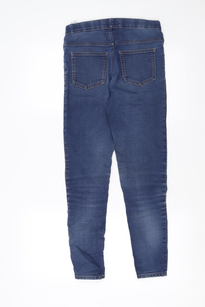 Womens UK Size 10 Marks and Spencer Extra-Slim Fit Jegging Blue Jeans
