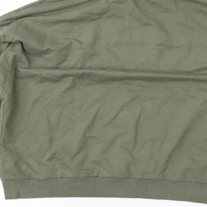 Divided Womens Green   Pullover Sweatshirt Size M