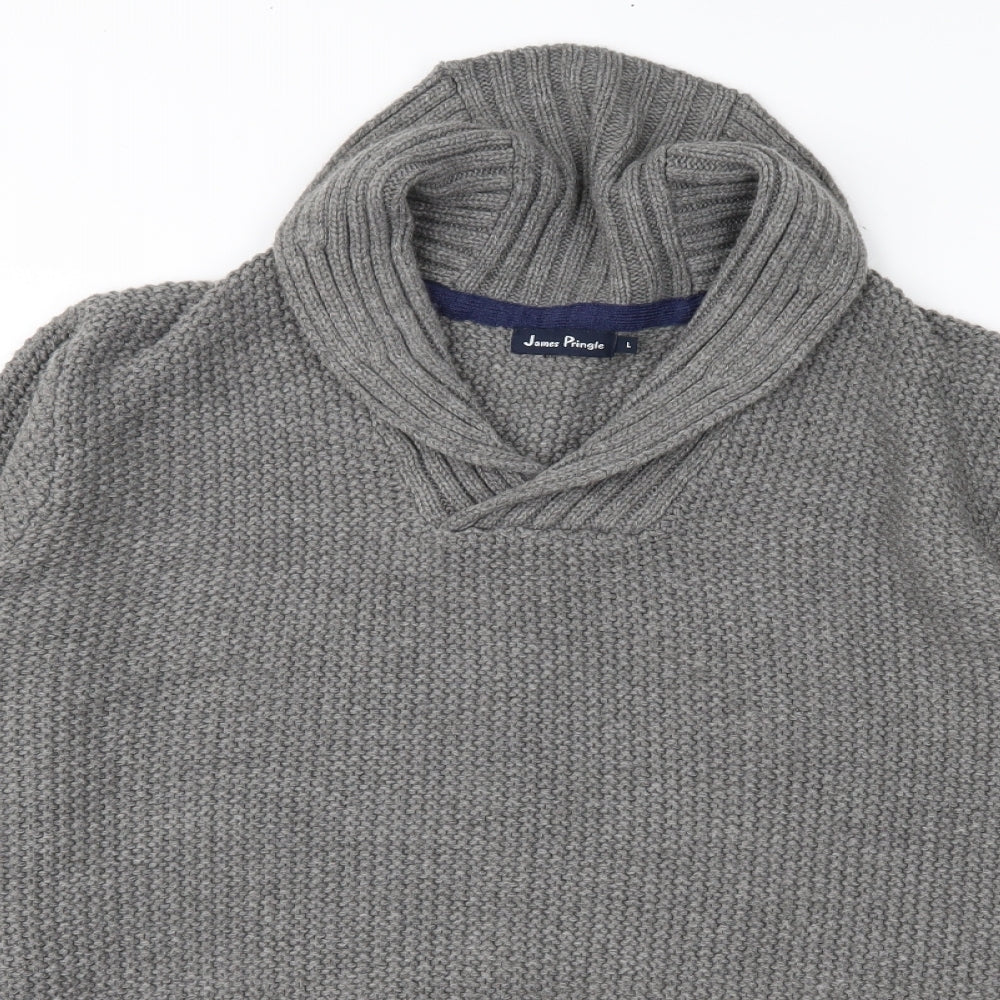 EWM Mens Grey   Pullover Jumper Size L
