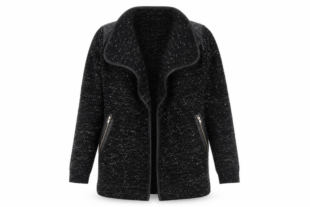 Womens UK Size M Quiz Black Jacket