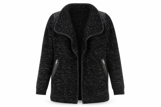 Womens UK Size M Quiz Black Jacket