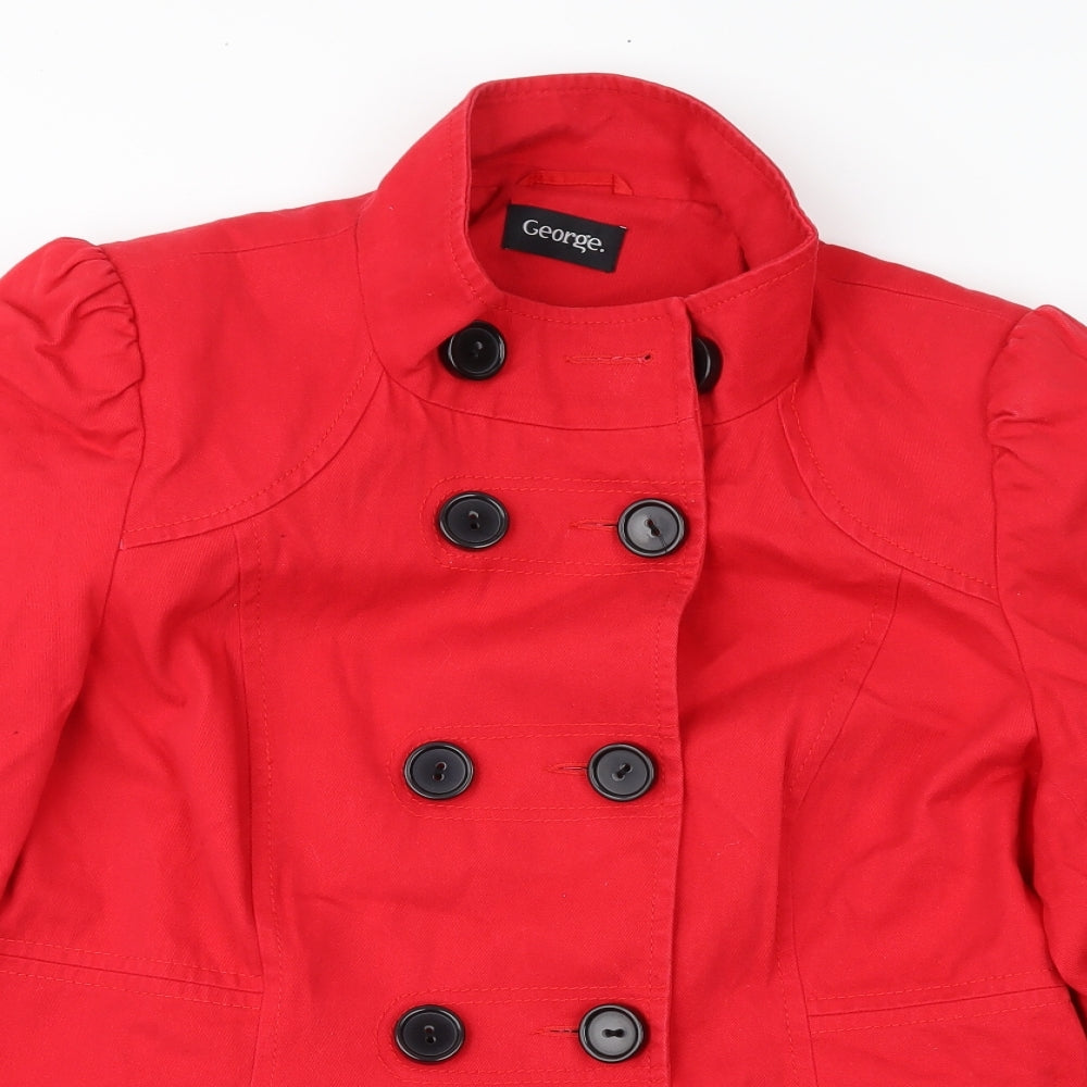 George Womens Red   Jacket Coat Size 18