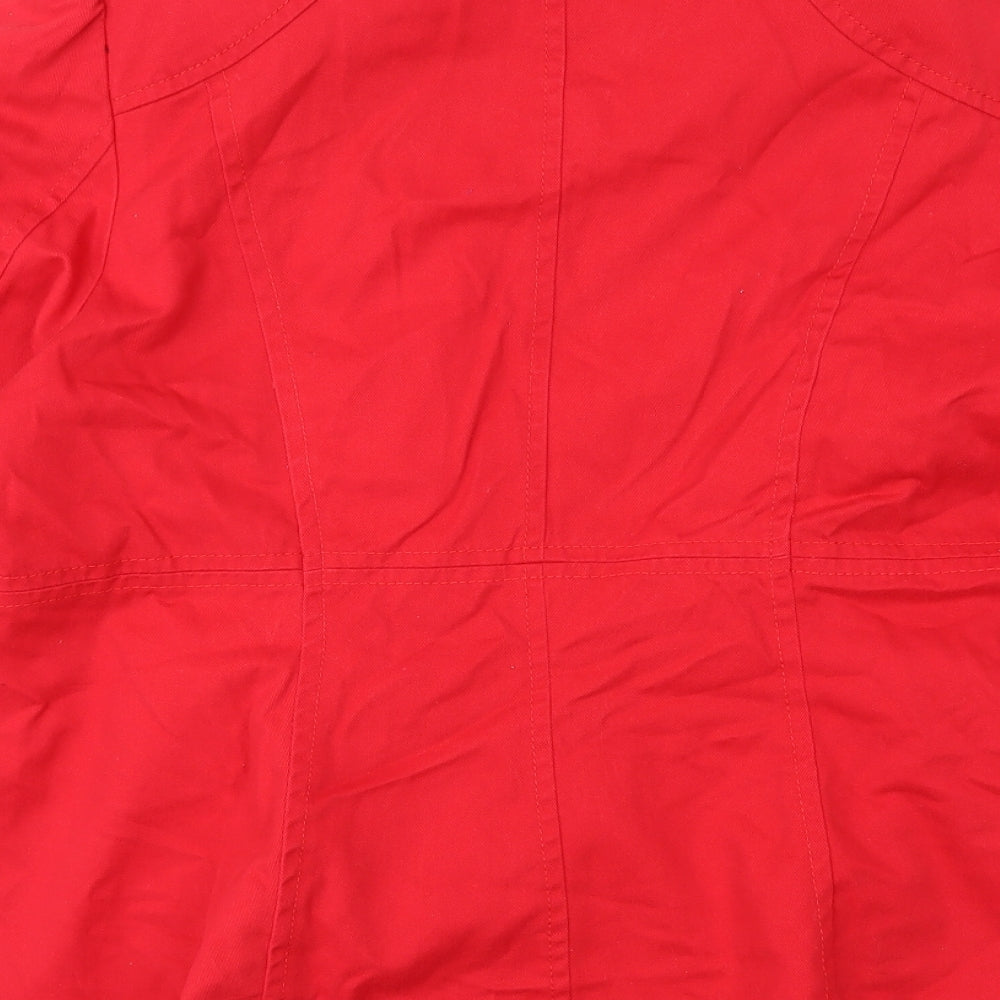 George Womens Red   Jacket Coat Size 18