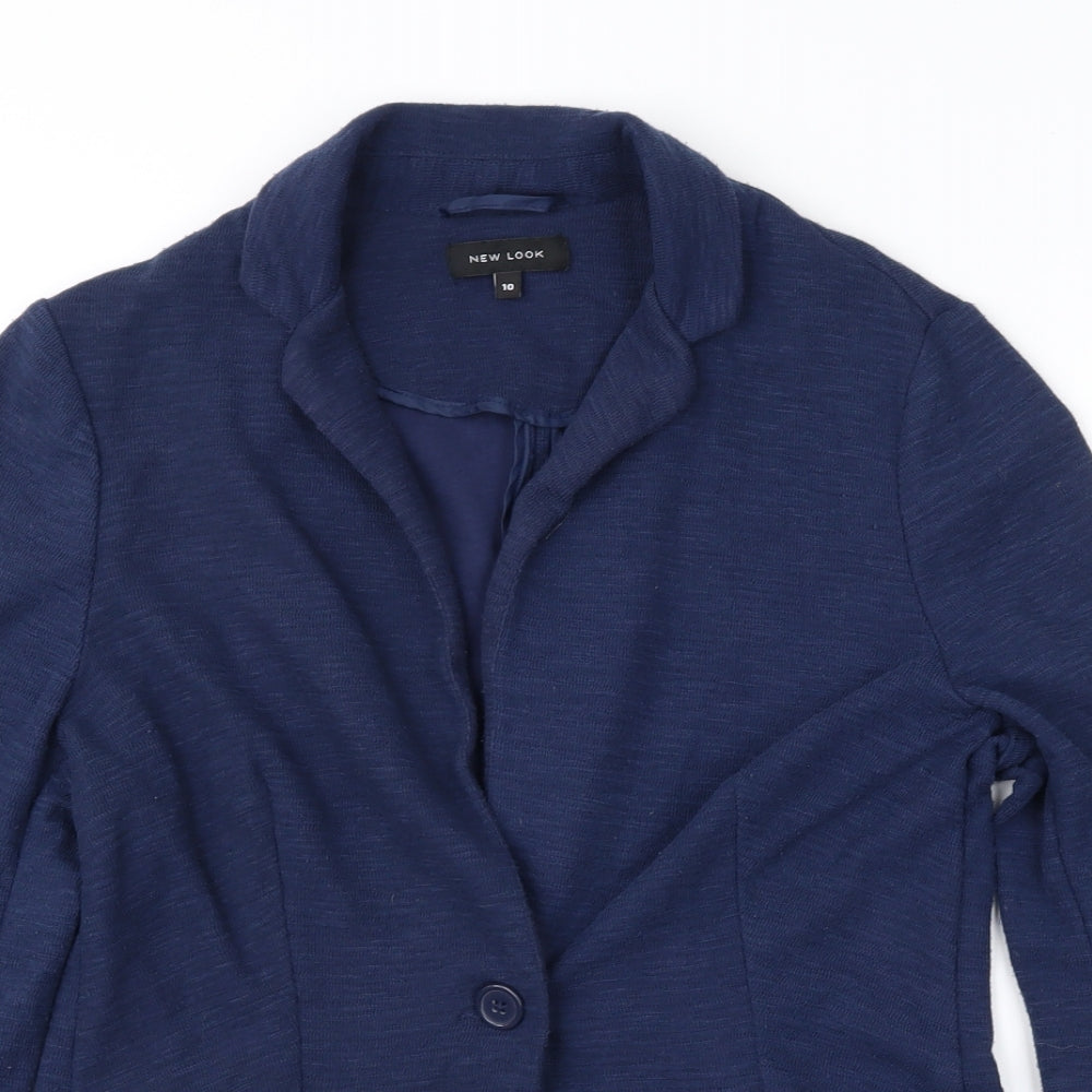 Womens UK Size 10 New Look Blue Jacket