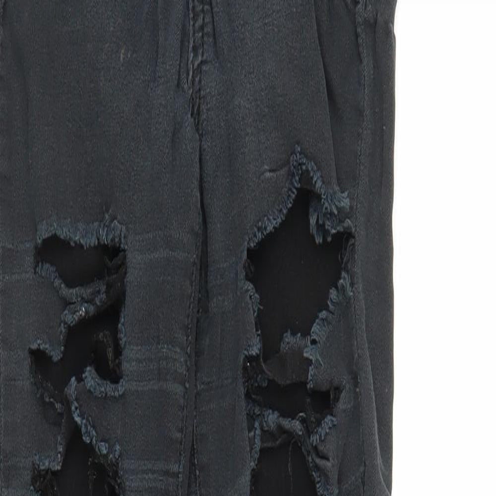 Womens UK Size 6 Girl Vivi Regular Fit Skinny Black Jeans