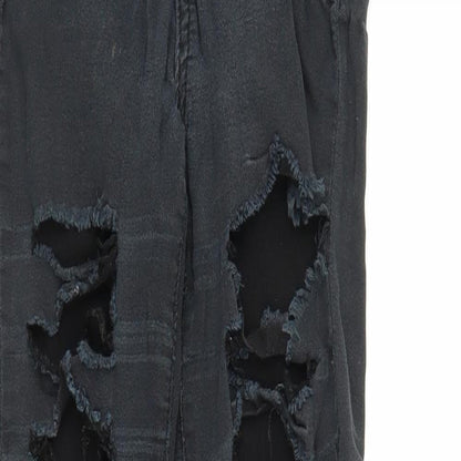 Womens UK Size 6 Girl Vivi Regular Fit Skinny Black Jeans