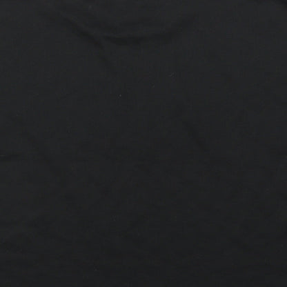 Womens UK Size M Femme Luxe Black Basic Blouse
