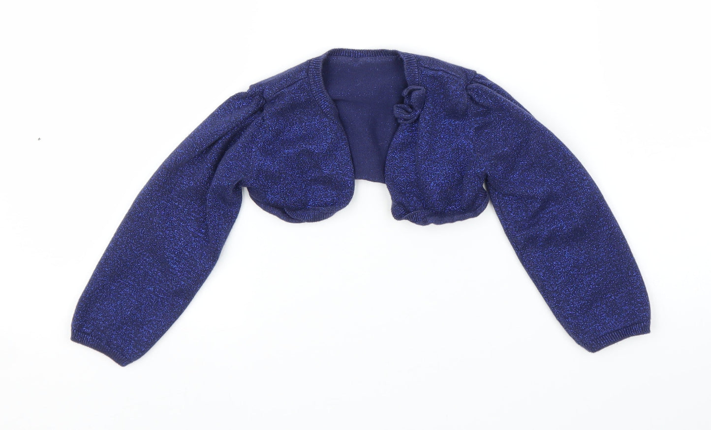 Mothercare Girls Blue   Cardigan Jumper Size 2 Years  - Bolero