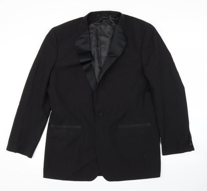 Mens UK Size 42 Limited Collection Regular Black Suit Jacket