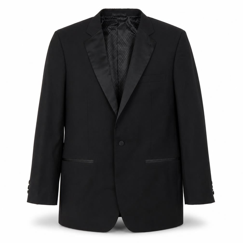Mens UK Size 42 Limited Collection Regular Black Suit Jacket