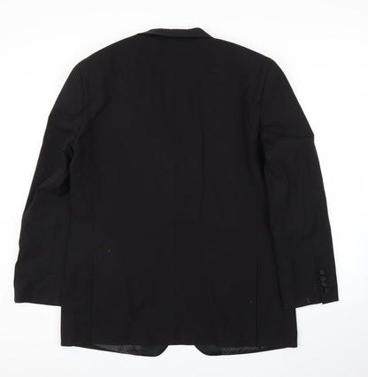 Mens UK Size 42 Limited Collection Regular Black Suit Jacket