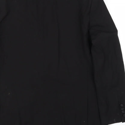 Mens UK Size 42 Limited Collection Regular Black Suit Jacket