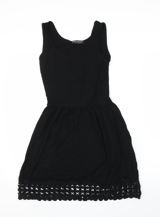 Select Womens Black   A-Line  Size 8