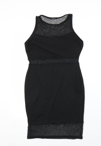 Boohoo Womens Black   Sheath  Size 10