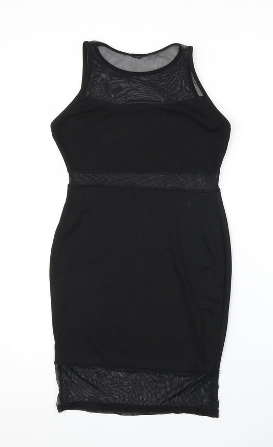 Boohoo Womens Black   Sheath  Size 10