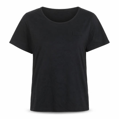 Womens UK Size M Incorporatewear Black Basic T-Shirt