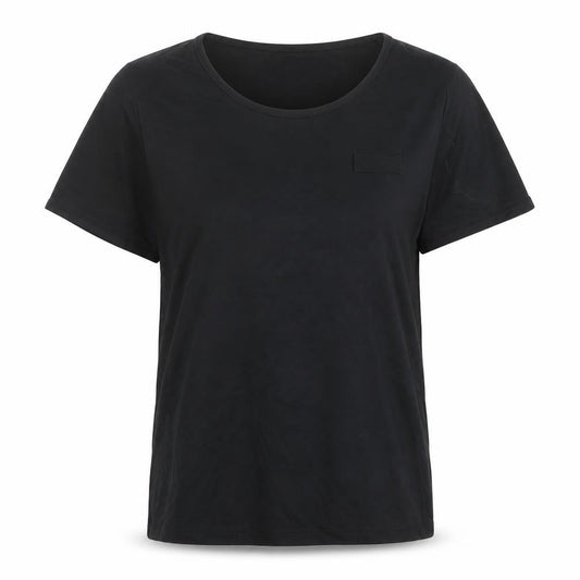 Womens UK Size M Incorporatewear Black Basic T-Shirt