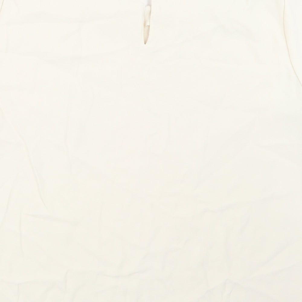 Womens UK Size 24 Incorporatewear Ivory Basic T-Shirt