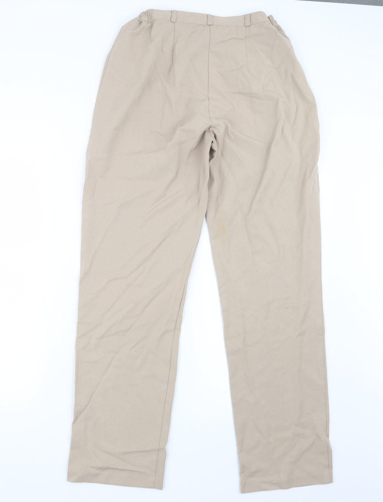 Womens UK Size 12 VINCI Regular Fit  Beige Trousers